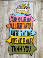 Dr Seuss Party signs