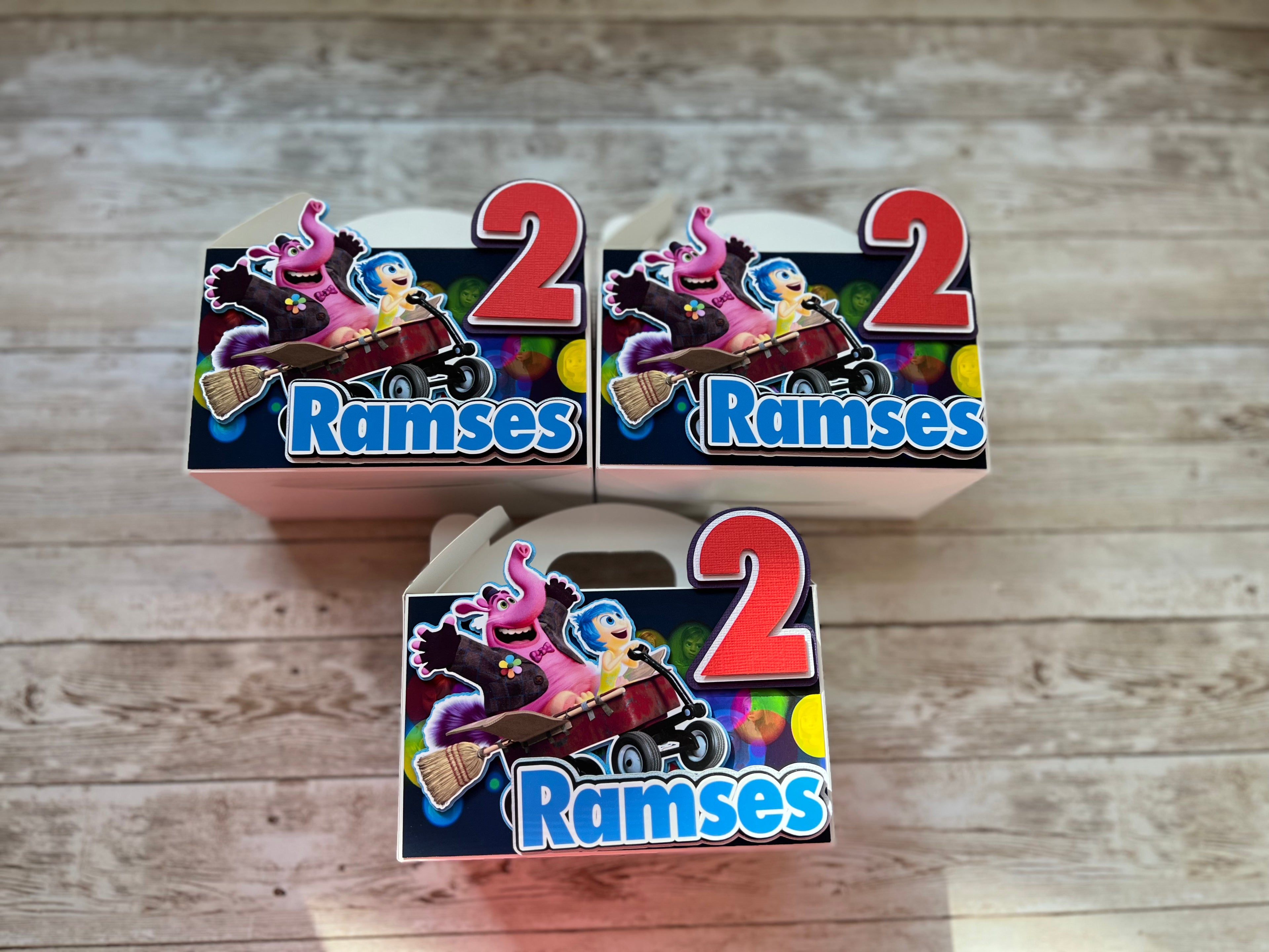 Inside Out Party Favor Boxes