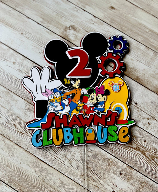 Mickey Mouse Clubhouse cake topper