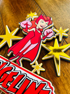 Scarlett cake topper