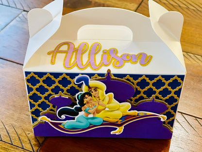 aladdin party favor boxes