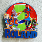 space jam cake topper