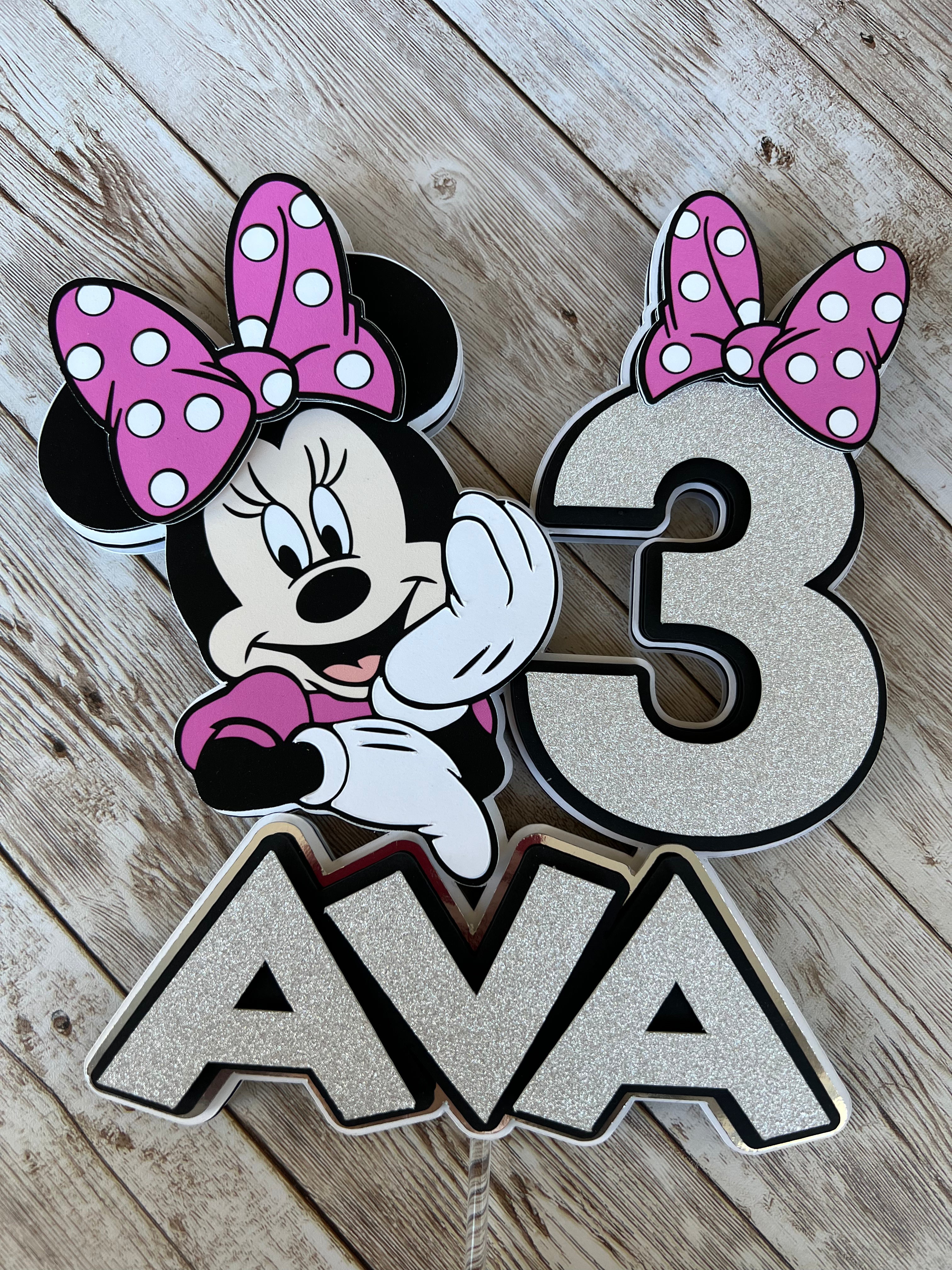 Minnie Mouse Cake Topper