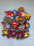 superman cake topper
