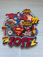 superman cake topper