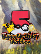 Pokemon cake topper