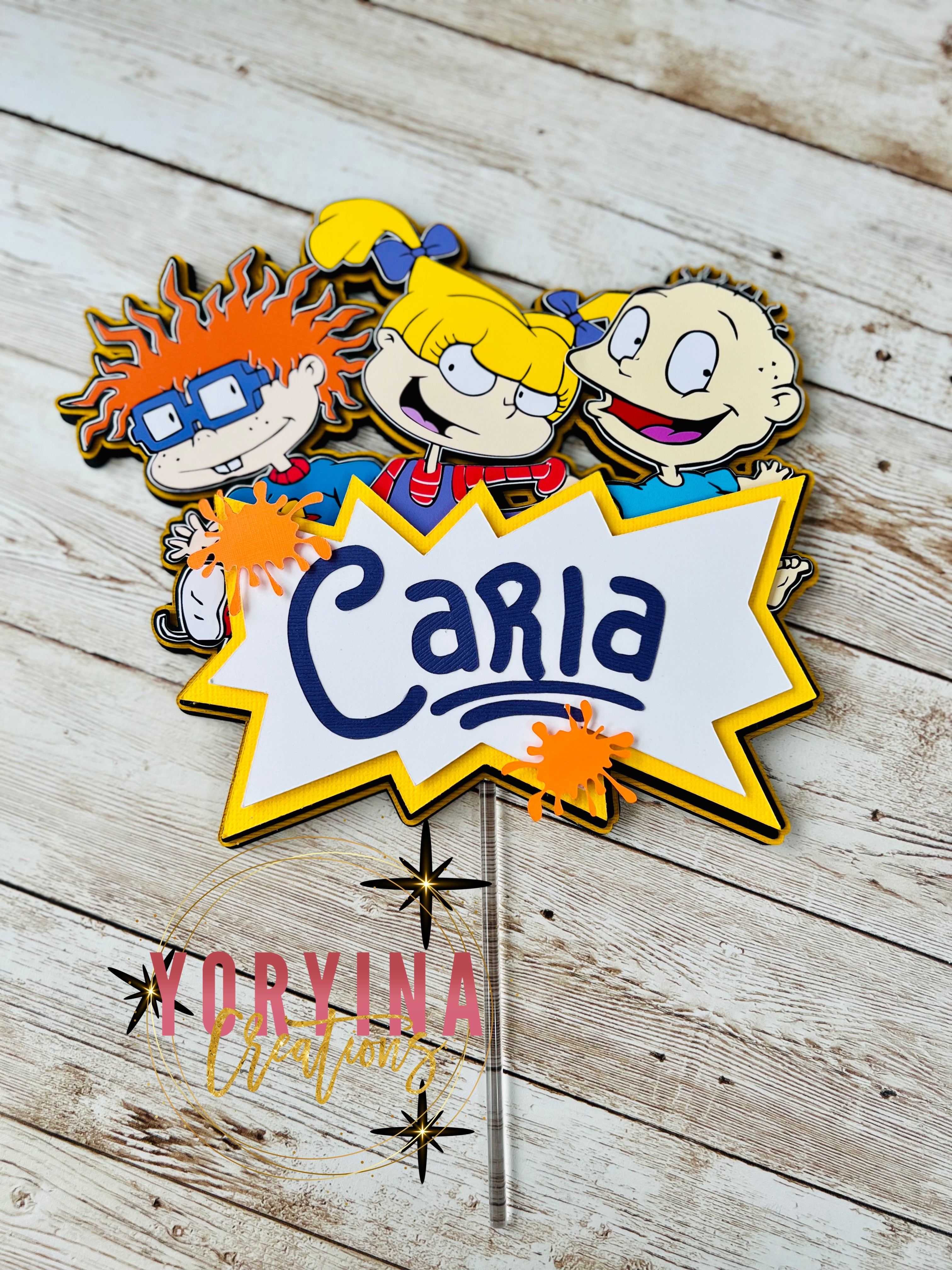Rugrats cake topper