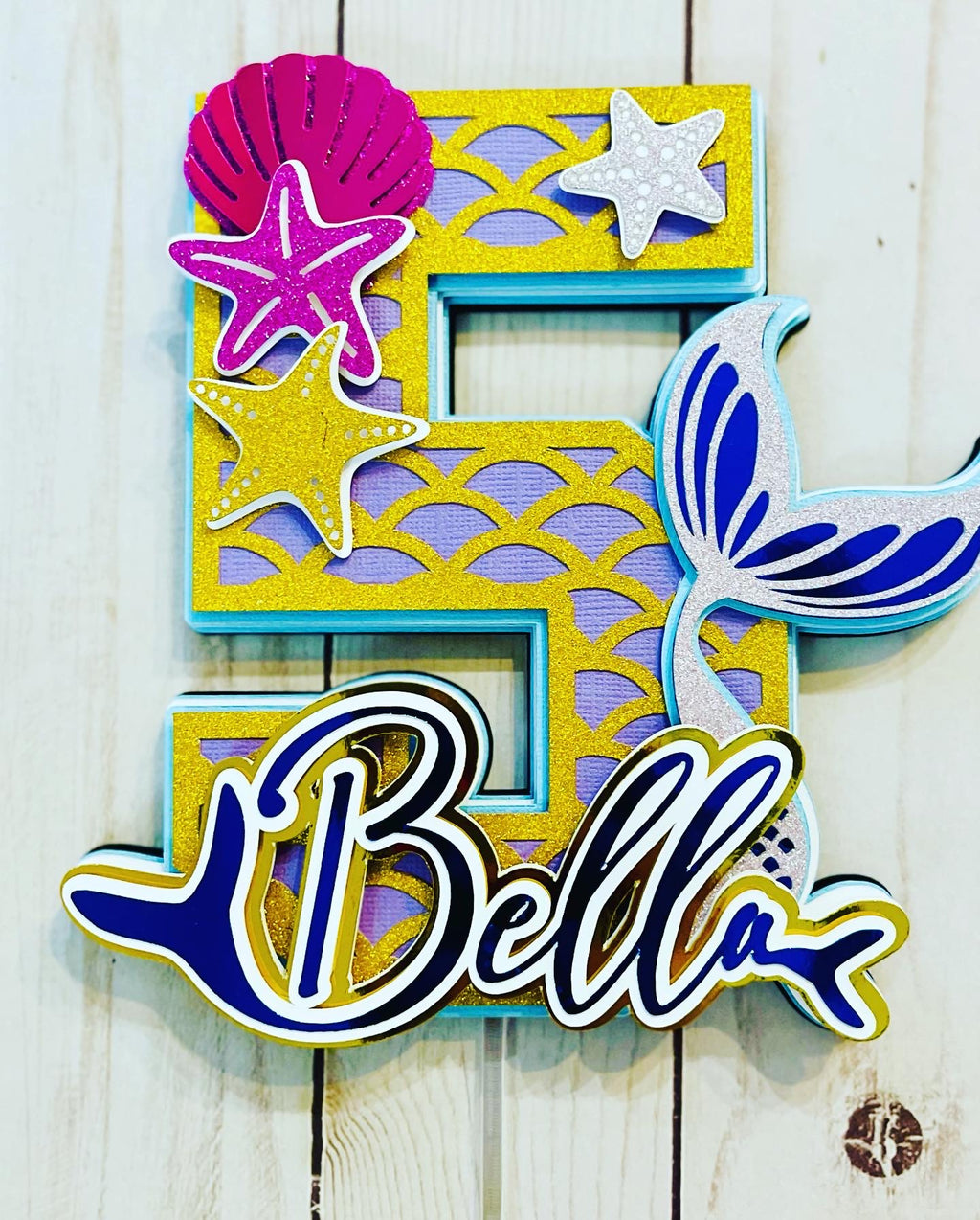 Mermaid Cake Topper