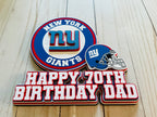 New York Giants Cake Topper