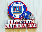 New York Giants Cake Topper
