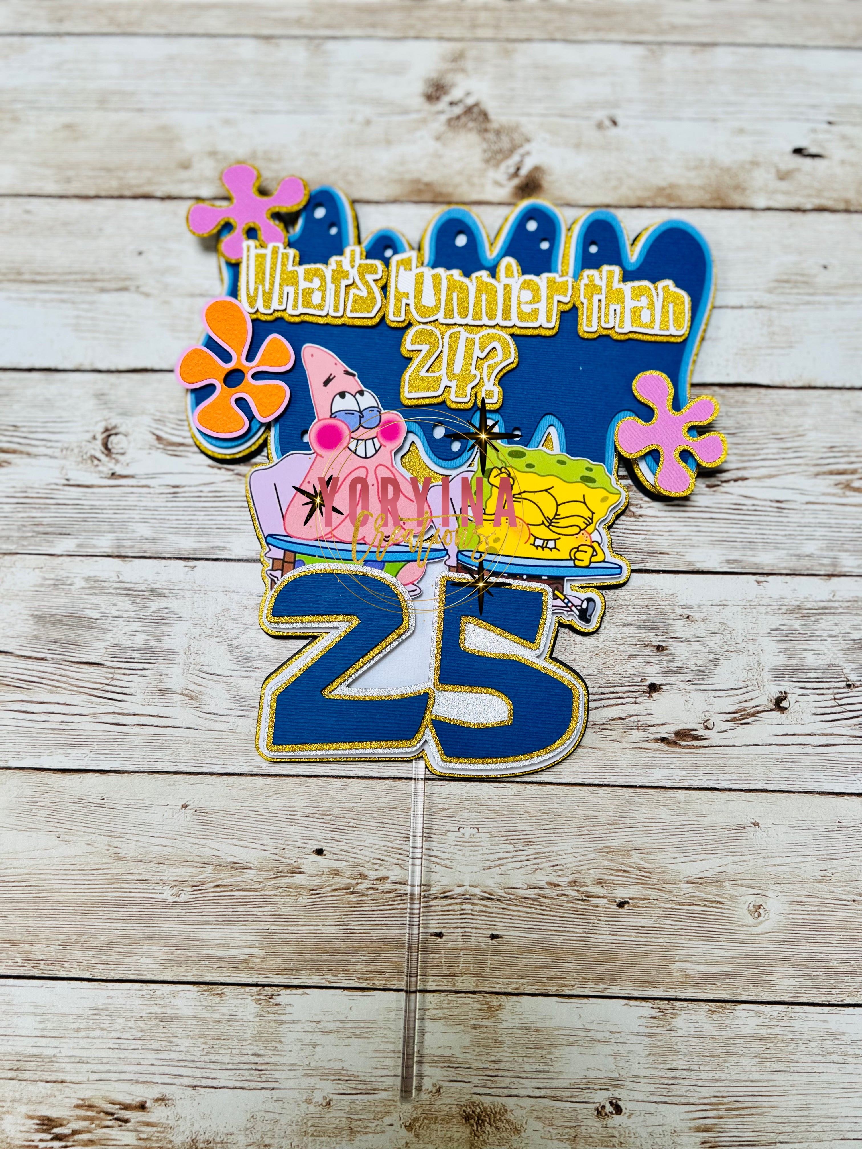 Buy Festiko Happy 25th Birthday Cake Topper 25th Cake Topper Birthday  Decorations Black Glitter Twenty Five Years Old Birthday Party Supplies  Online at Best Prices in India - JioMart.