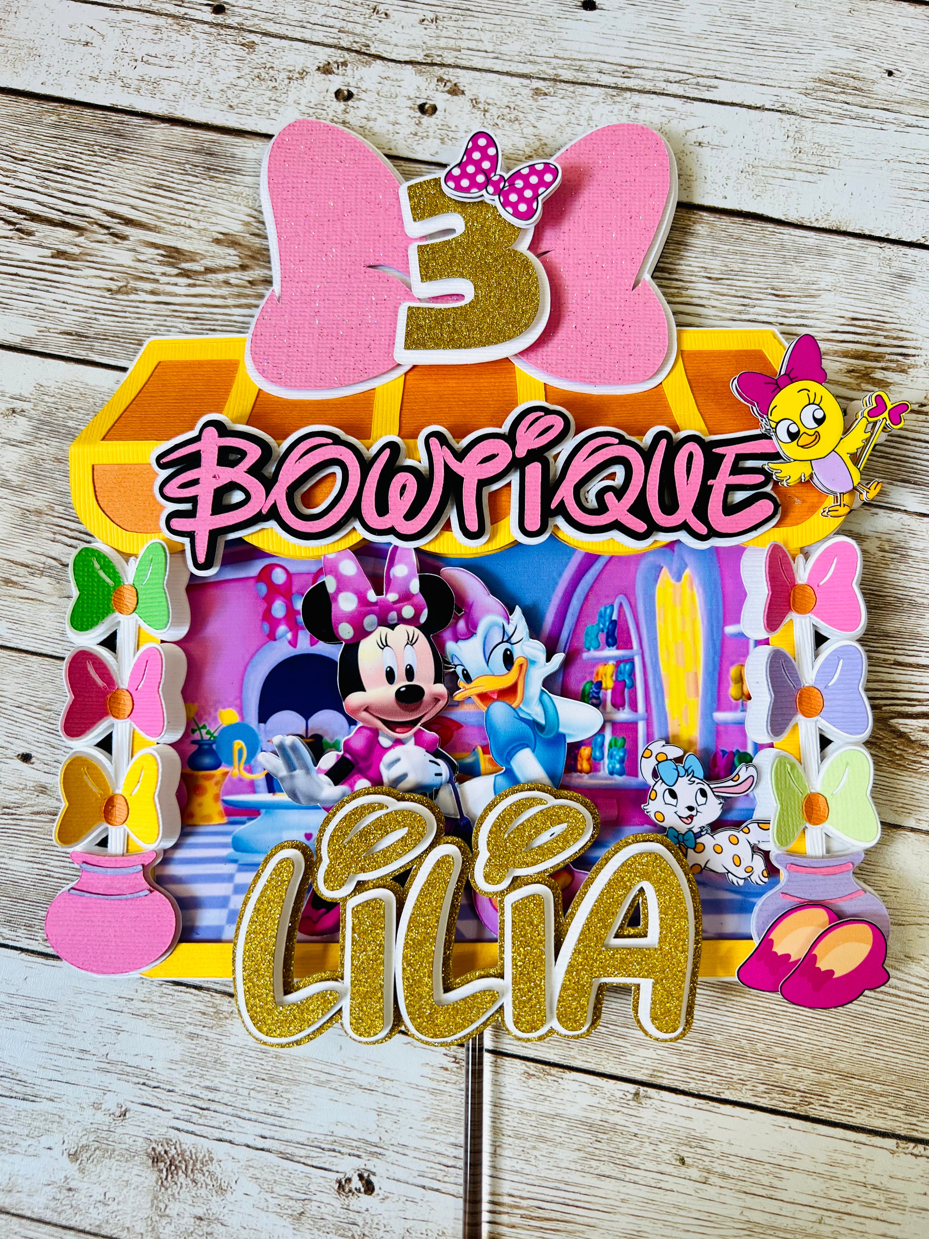 Bowtique Cake Topper
