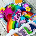 Trolls Deluxe Cake Topper