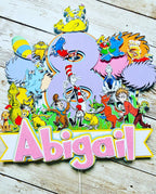 Dr Seuss Cake Topper