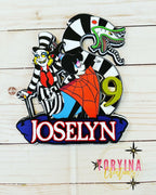 Beetlejuice cake topper