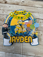 Minions cake topper
