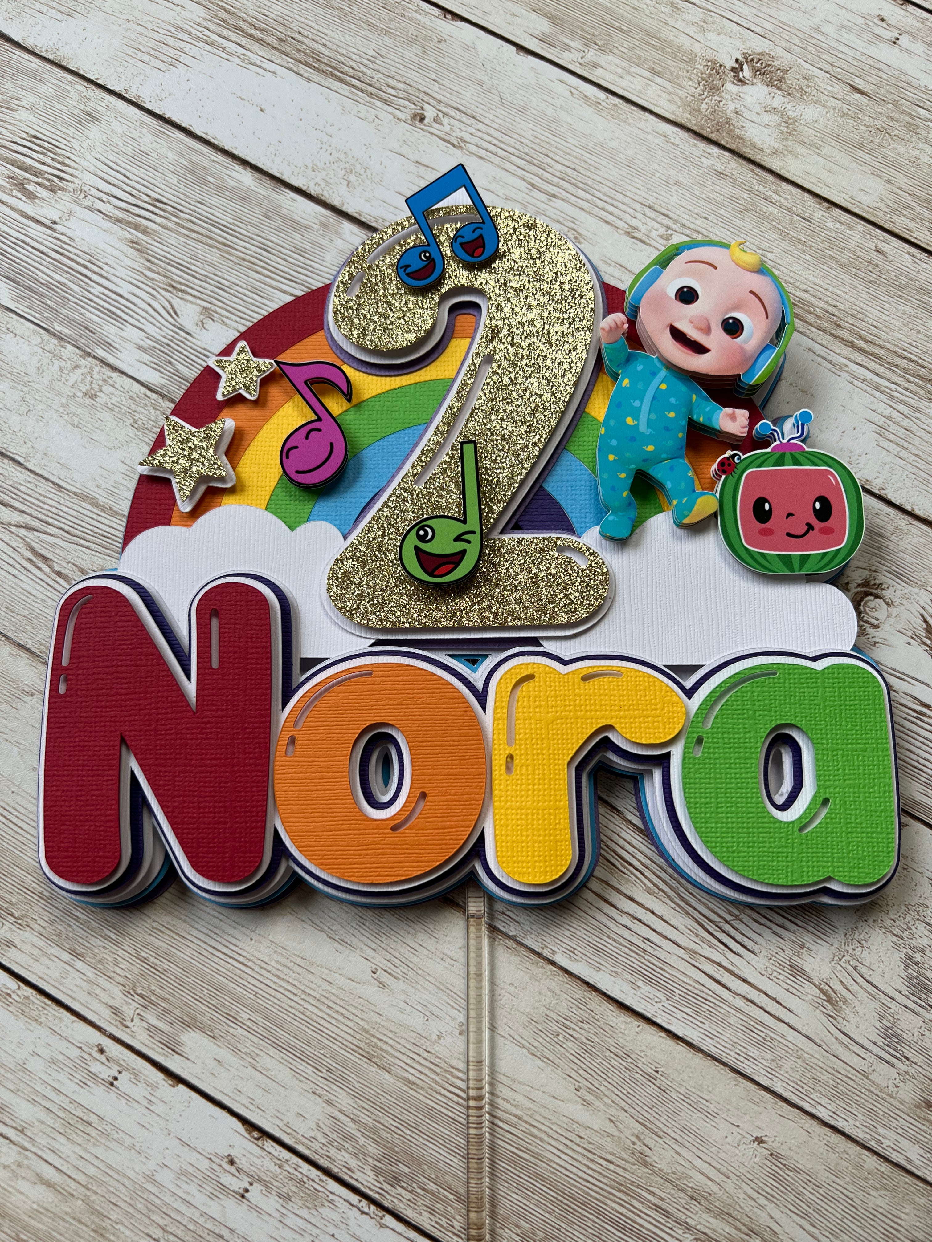 cocomelon cake topper