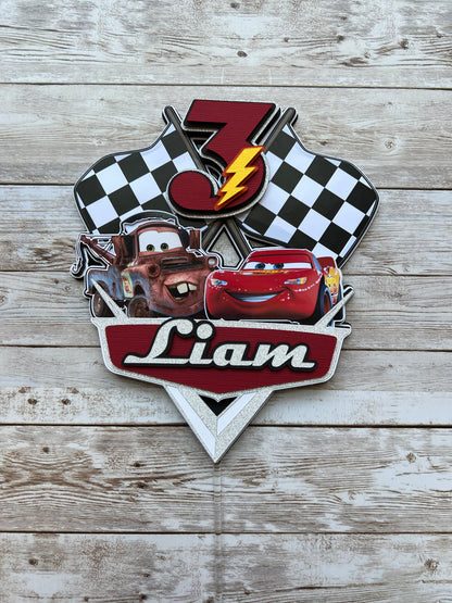 cars the movie cake topper