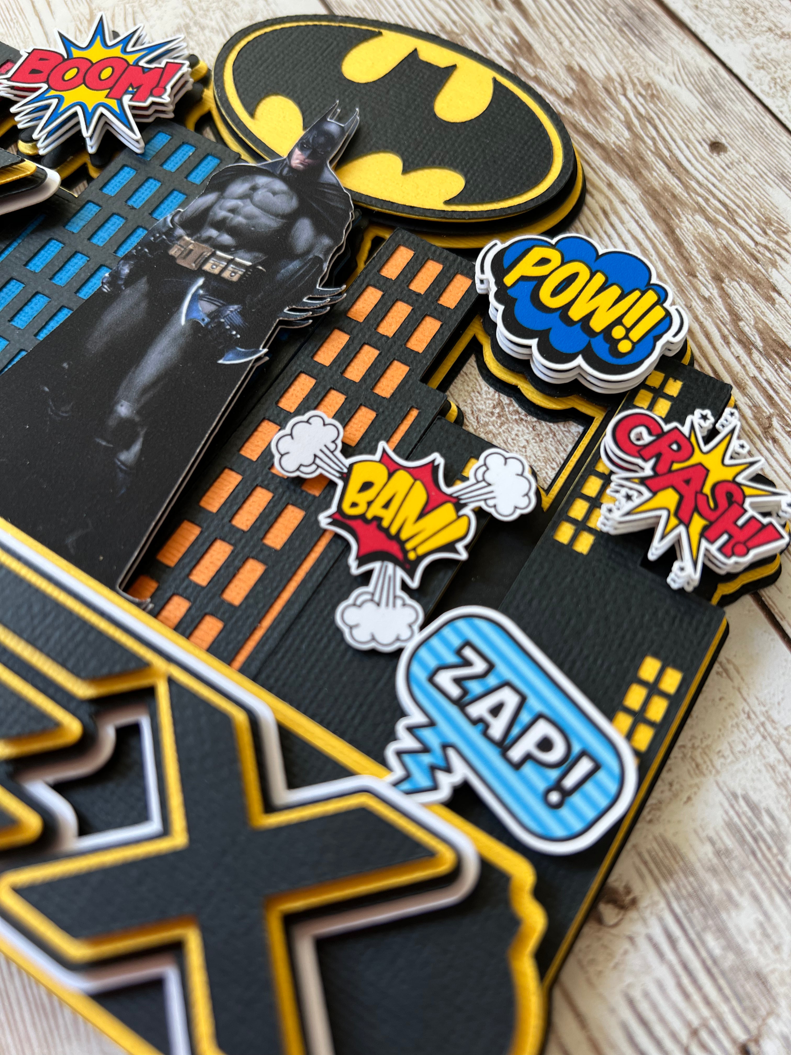 batman dark knight cake topper