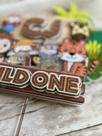 Wild one safari Rugrats cake topper