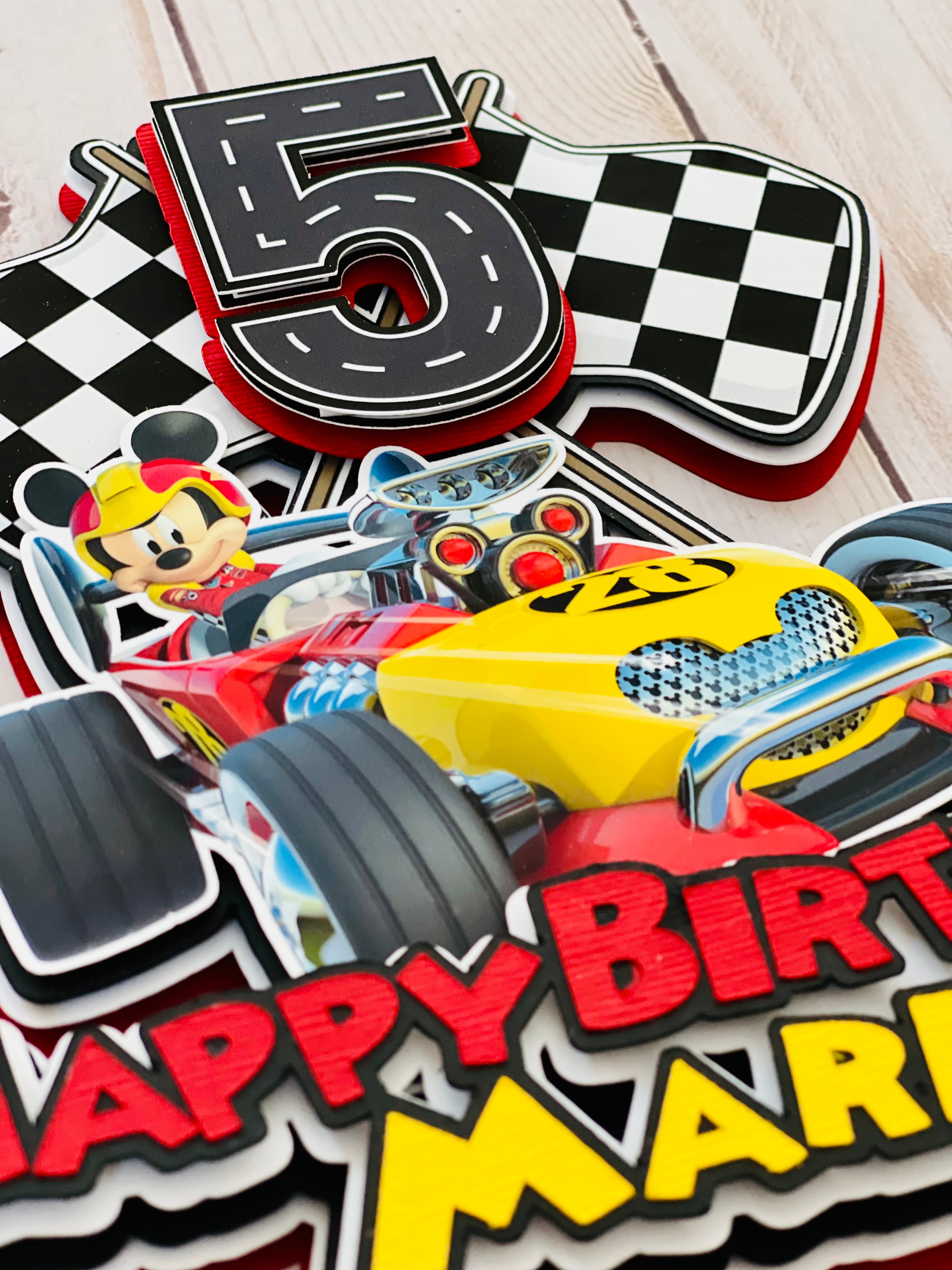 mickey mouse cake topper