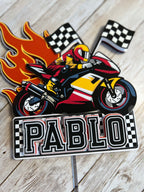 Motocross  Cake Topper