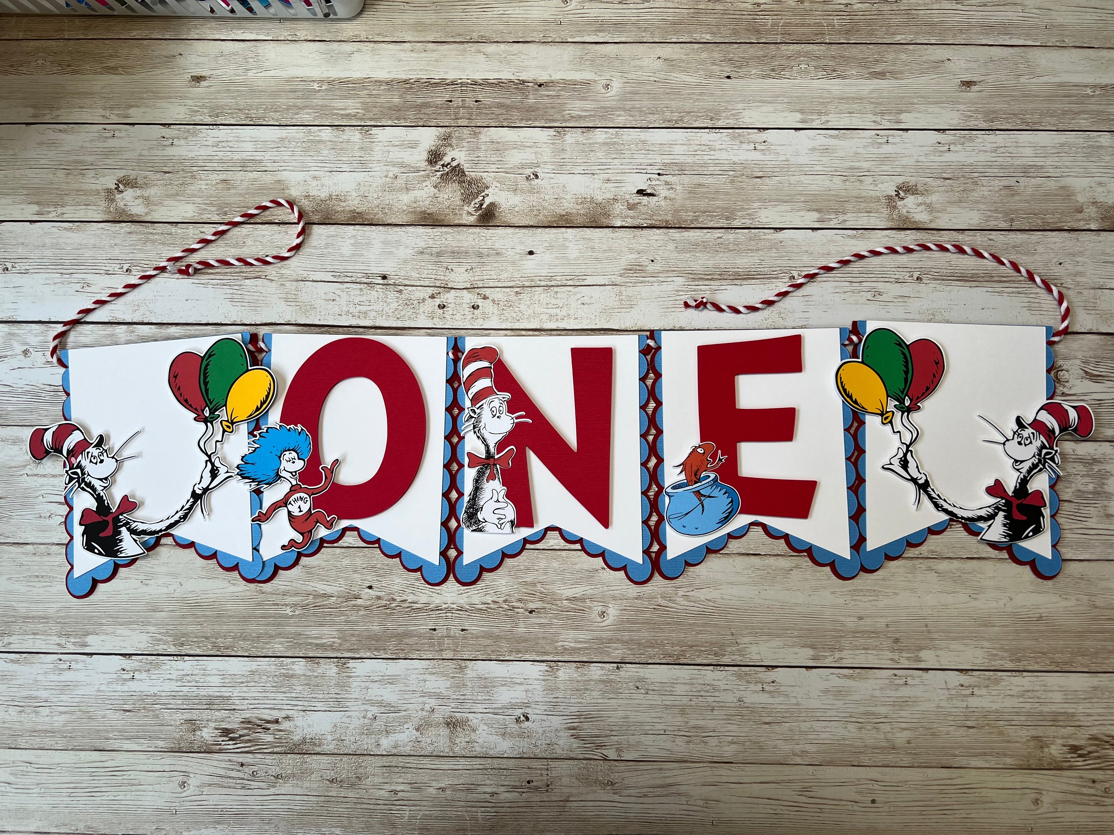 Cat In The Hat High Chair Banner