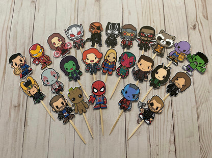 Avengers Cupcake Toppers