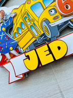 The Magic School Bus Cake Topper