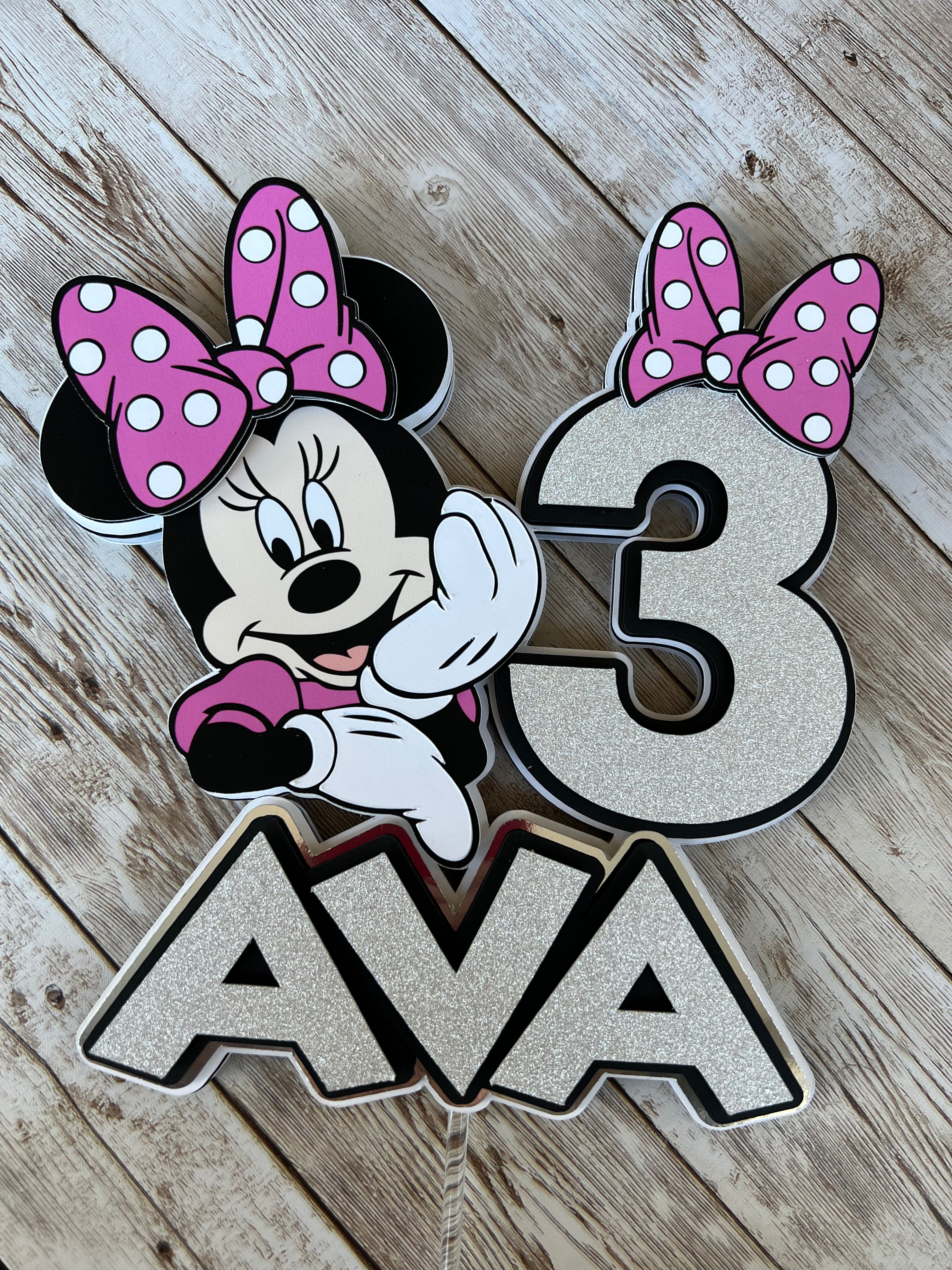 Minnie Mouse Cake Topper
