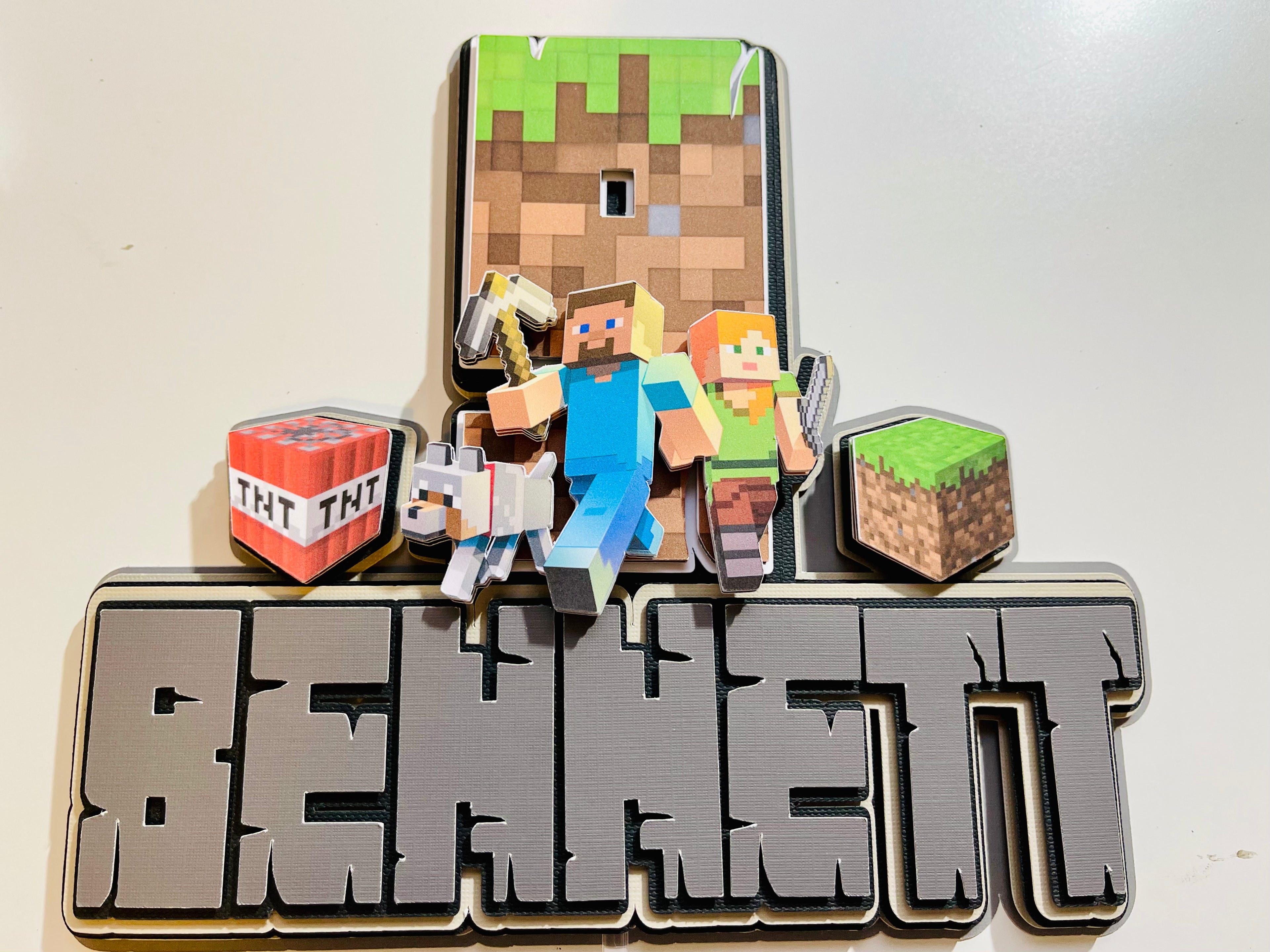 minecraft party decor 