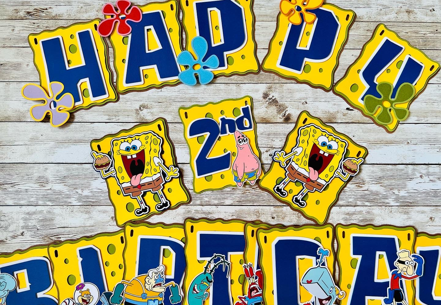 Spongebob Birthday Banner – Yoryina Creations