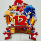 Sonic cake topper