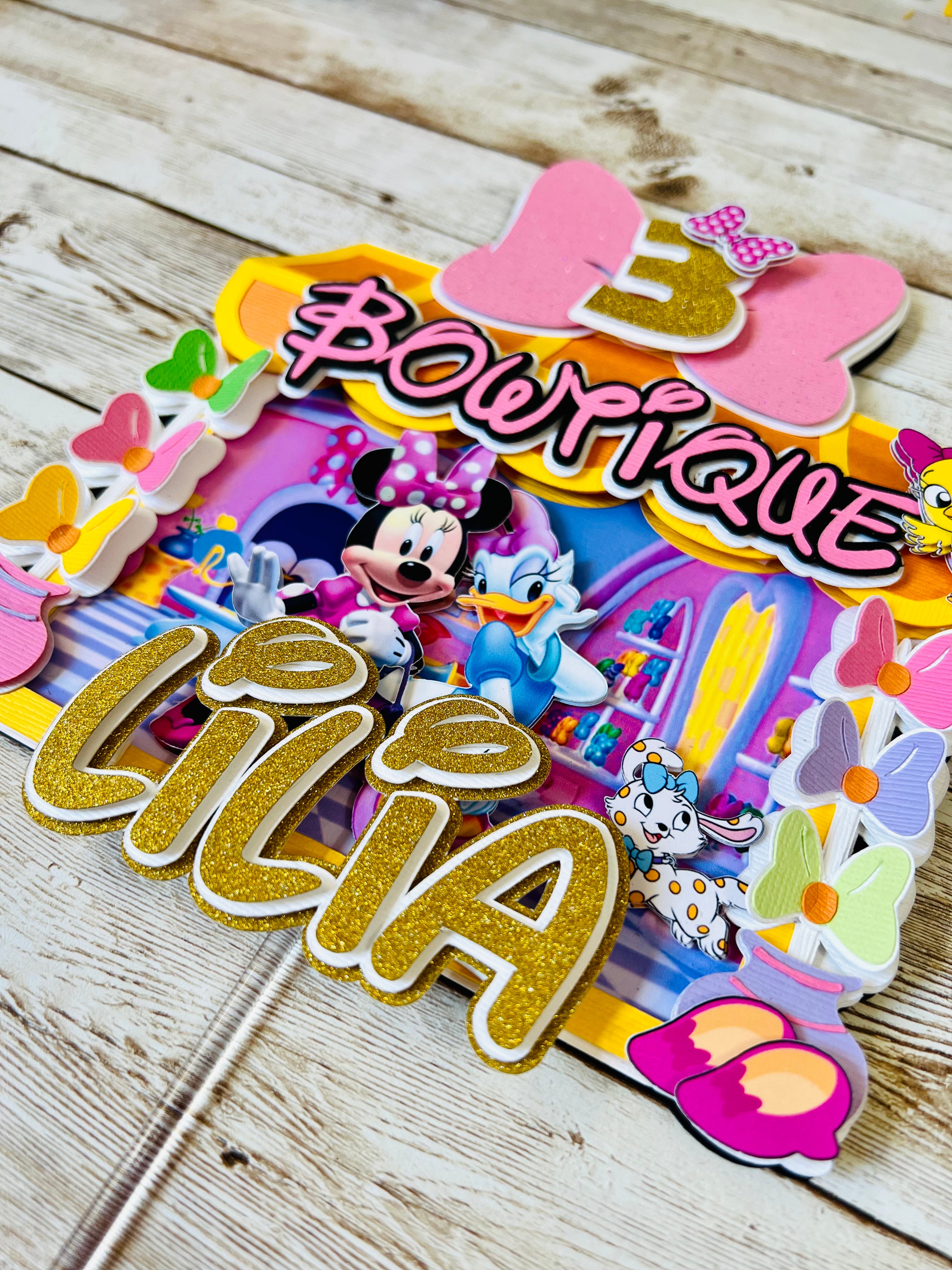 Minnie Mouse Cake Topper