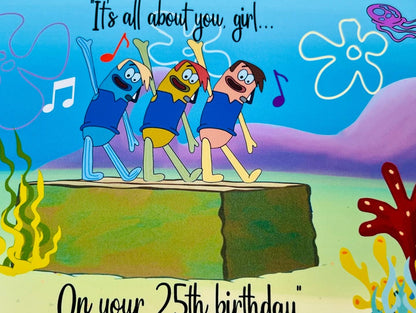 Spongebob boys who cry birthday card