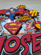 superman cake topper