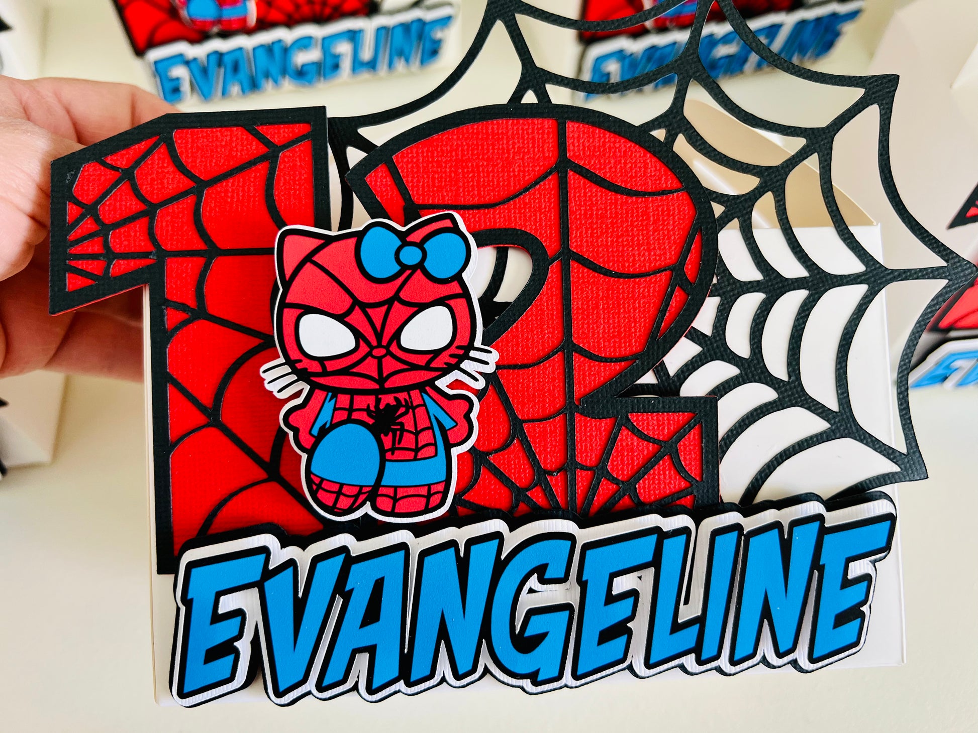 Spiderman party favor boxes