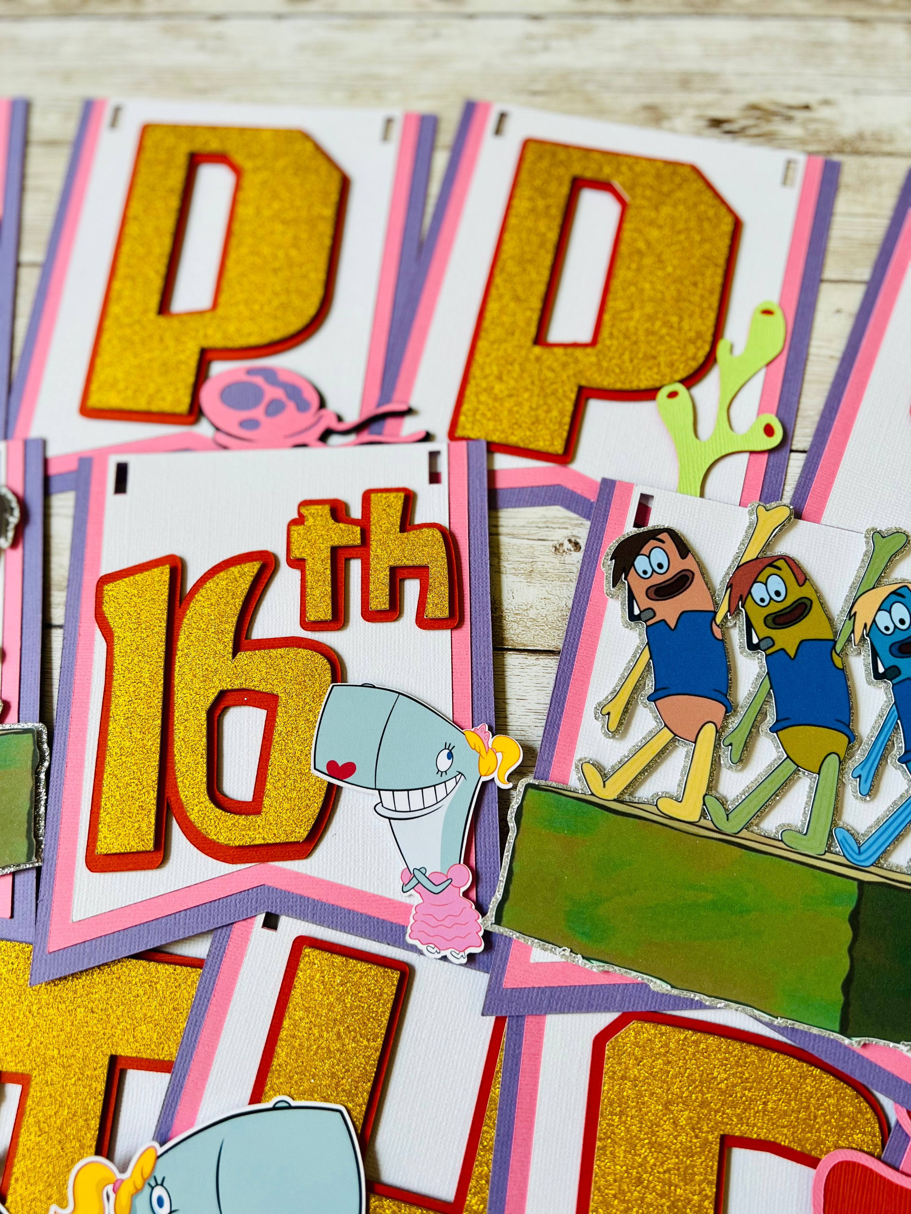 sweet 16th birthday banner