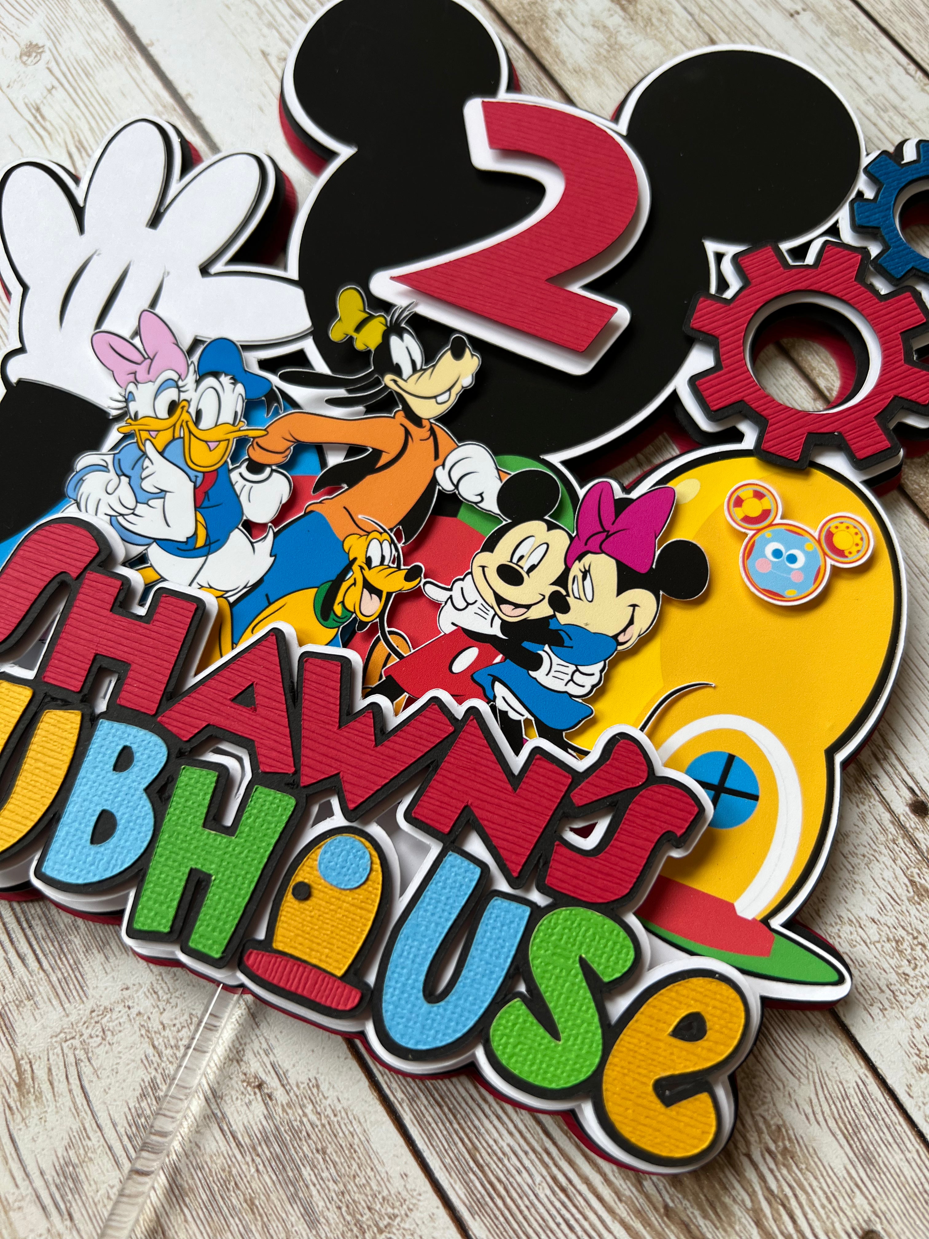 clubhouse cake topper