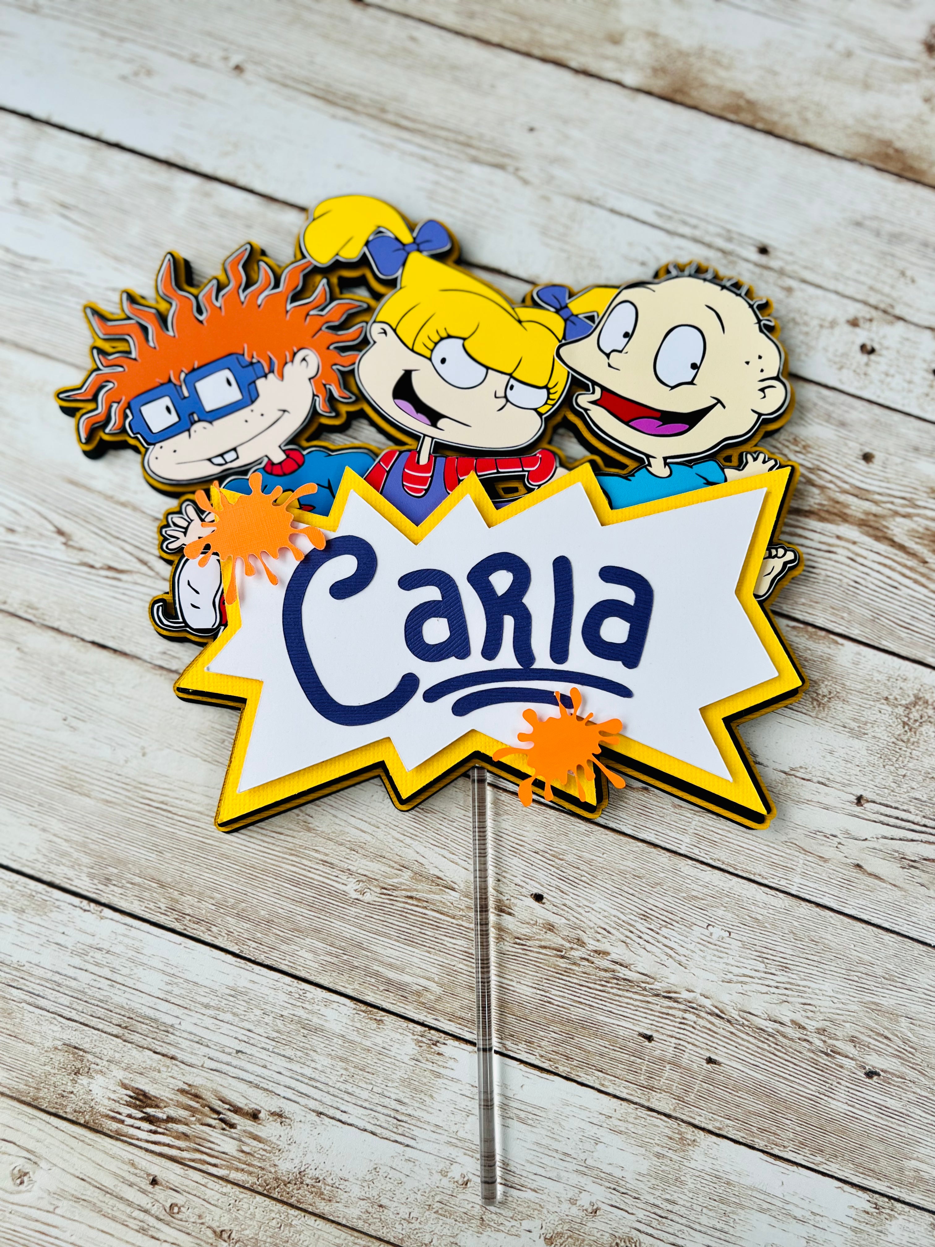 rugrats cake topper