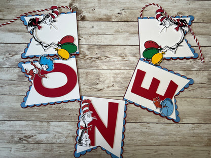 Cat In The Hat High Chair Banner
