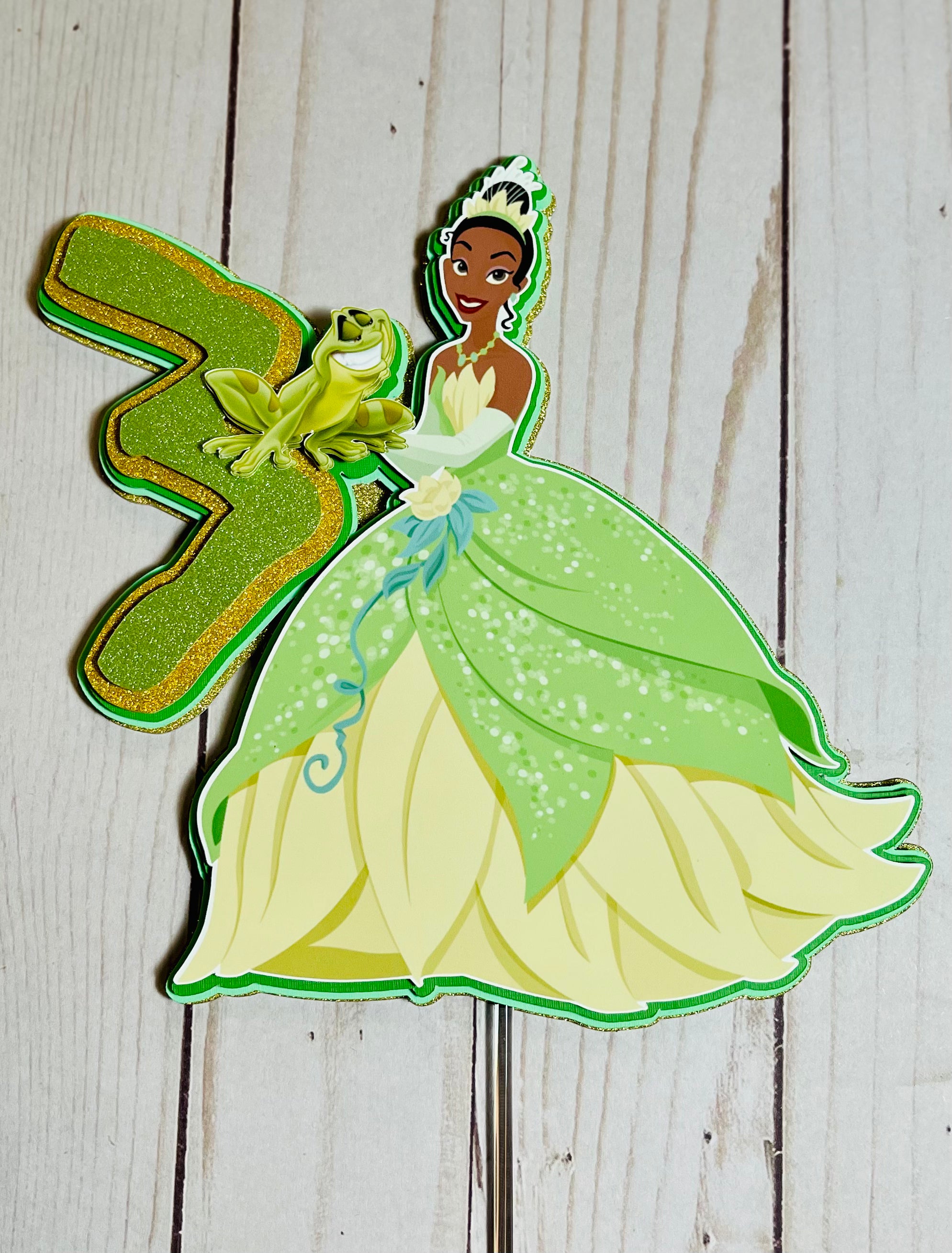 Princess and the Frog Cake Topper