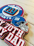 New York Giants Cake Topper