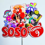 Turning Red Cake Topper 