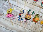 Spongebob Cupcake Toppers