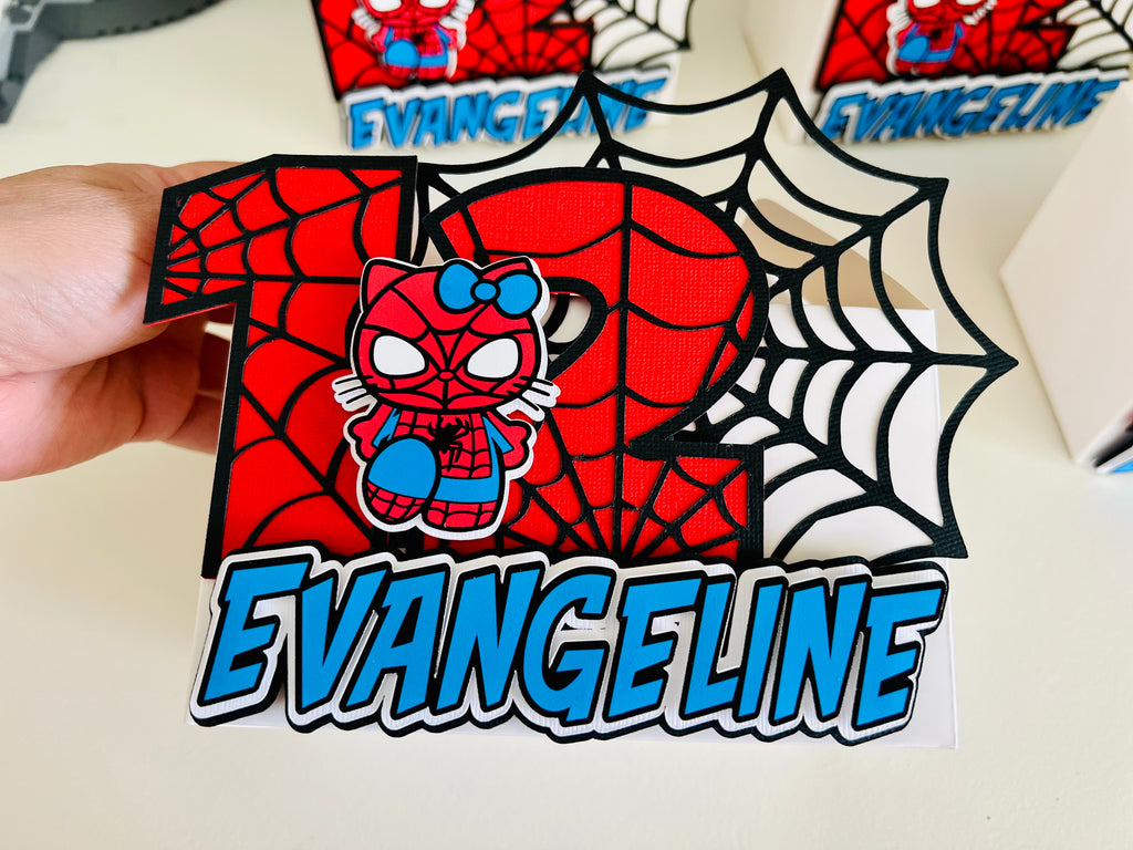 Spiderman favor boxes