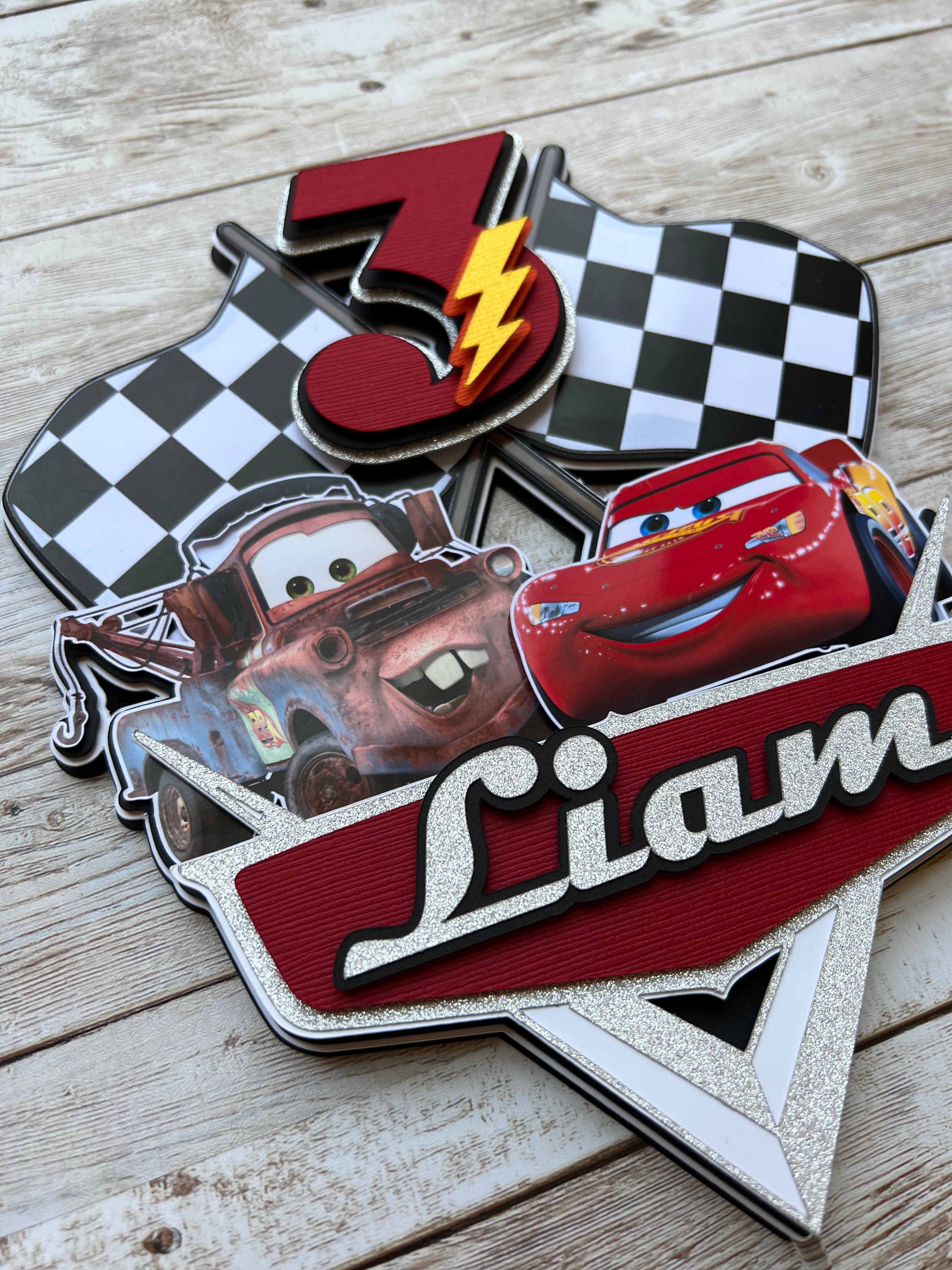 Lightning McQueen Cake Topper