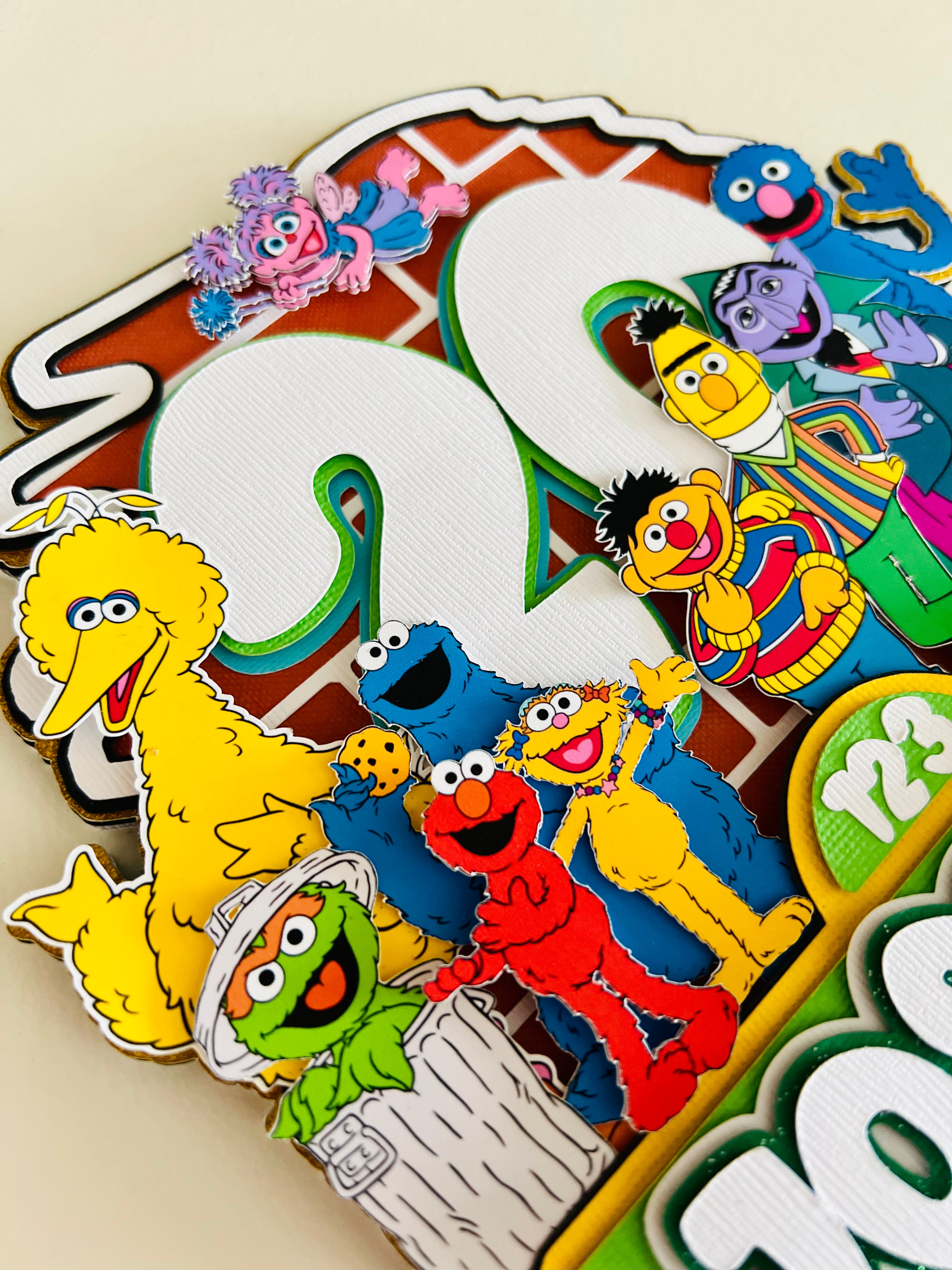 Sesame Street Cake Topper