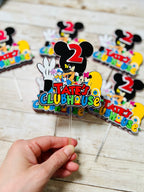 Clubhouse Cupcake Toppers
