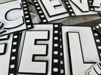 movie night birthday banner